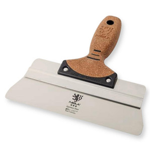  NELA Stainless-Steel Spatula w/ Rounded Corners & Cork Handle, 10in 