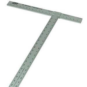 WAL-BOARD TOOL Wal-Board Tool T-Square, 48in x 3/16in, Box of 6 