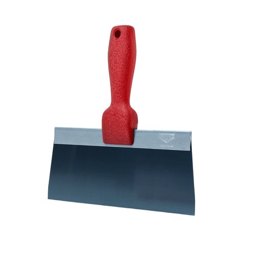 ADVANCE EQUIPMENT Advance Slim Line Blue Steel Taping Knife w/ Textured Handle, 10in 