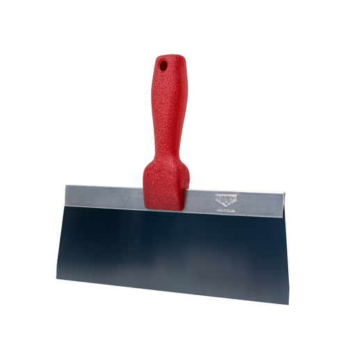 ADVANCE EQUIPMENT Advance Slim Line Blue Steel Taping Knife w/ Textured Handle, 12in 