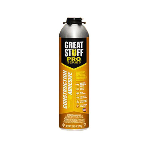 Dupont DuPont Great Stuff Pro Construction Adhesive Gun Foam, 26.5oz Can 