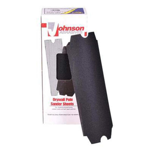 JOHNSON ABRASIVES Johnson Abrasives Lightning Paper Sanding Sheets, 4-3/16in x 11-1/4in, 80-C Grit, 100pk 