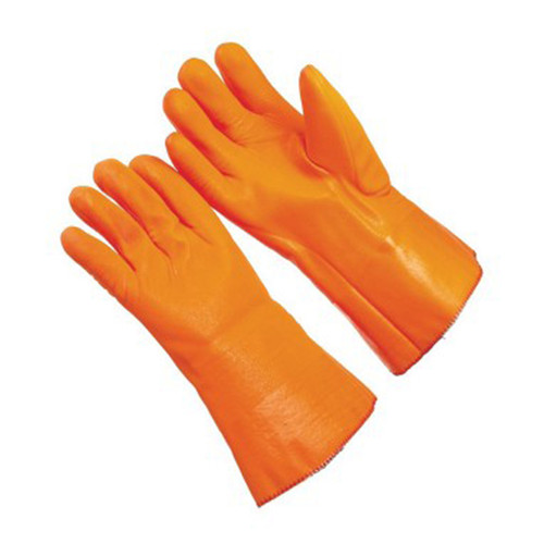 Seattle Glove 894OR-12 Orange PVC Glove with 12in Cuff