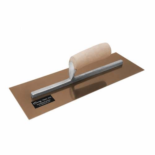 Original Curry Tool Golden Stainless Steel Finishing Trowels, 5in x 14in