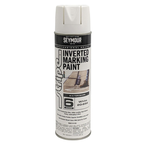 SEYMOUR OF SYCAMORE Seymour White Upside Down Paint, 20oz Water Based 