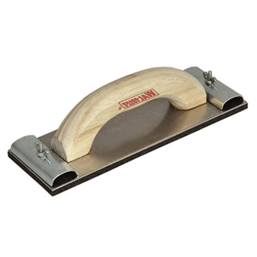 WAL-BOARD TOOL Wal-Board Tool Hand Sander, 3-1/4in x 9-1/4in w/ Wood Handle 
