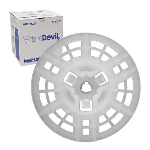 WIND-LOCK Wind-lock Wind-Devil® 2 Plate, 2in Diameter Plastic Washer for EIFS, 250/pk 
