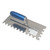 Wind-lock Round-Notched Trowel, Stainless-Steel, 1/2in x 1/2in x 1/2in w/ Wood Handle
