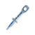 Sur-Pro 2in Threaded, Self-Drilling Eye-Lag Screws, 100/bx