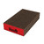 BLUE BUILDER Blue Builder Red Sanding Sponge, Z-Foam, Med/Fine, Large, 5in x 3in x 1in 