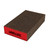 Wind-lock Red Sanding Sponge, Z-Foam, Med/Fine, Large, 5in x 3in x 1in 