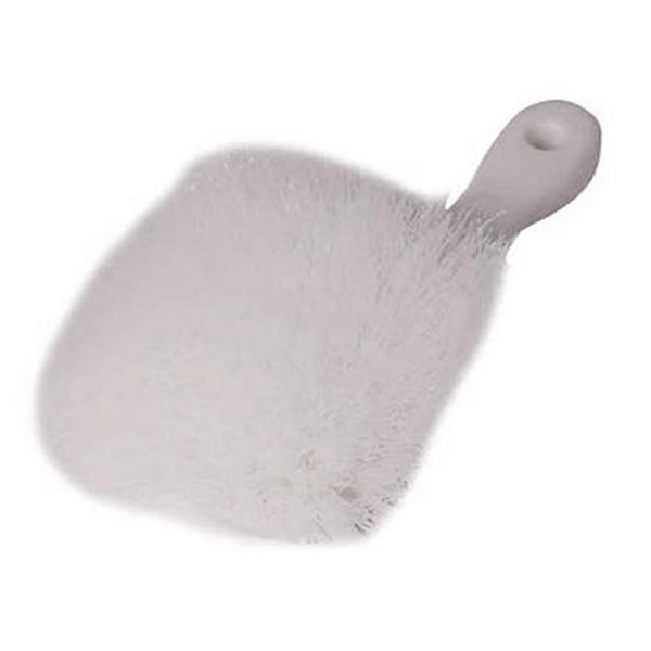 MAGNOLIA BRUSH Magnolia Brush White Nylon Bristle Utility Brush w/ 8in Plastic Handle 