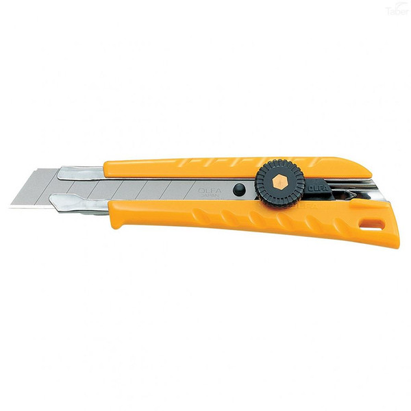  OLFA Plastic Utility Knife w/ Solid Blade, 3/4in 