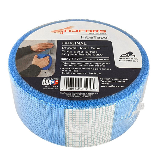 SAINTGOBAIN Saint-Gobain Drywall Mesh Tape, 2-1/2in x 300ft, Blue 