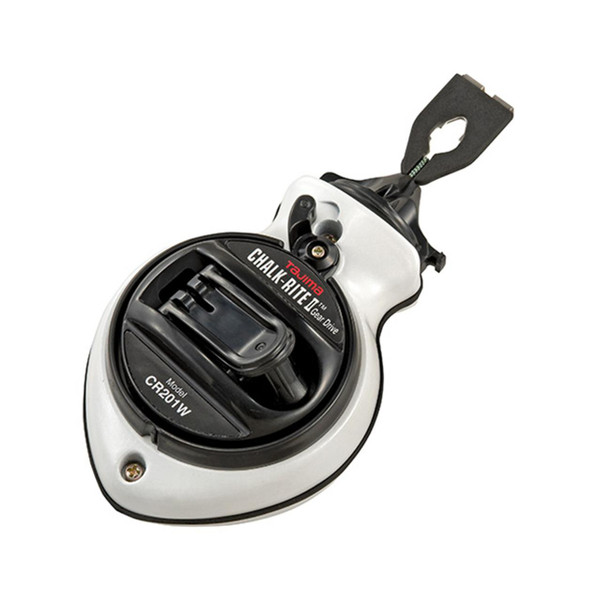 TAJIMA TOOL Tajima Chalk-Rite II GearDrive Strait-Line, White, Extra Bold 