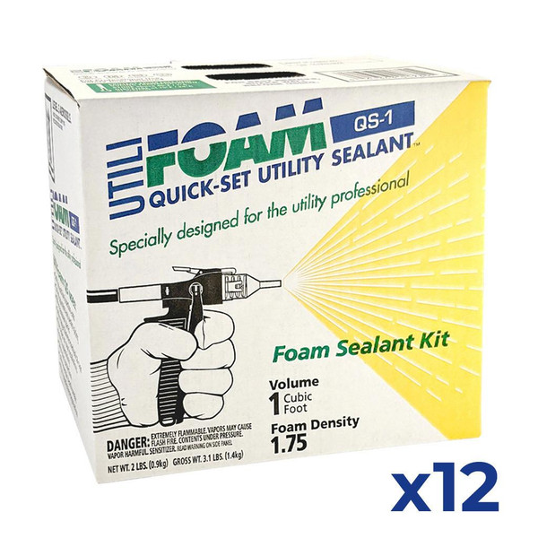 Dupont DuPont UtiliFoam Quick-Set Foam, 1 Cubic Foot, Case of 12 Kits 