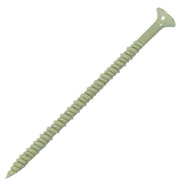 WIND-LOCK Wood/Lite Metal Fastener Screws - #10 x 5in, 1000/bx 