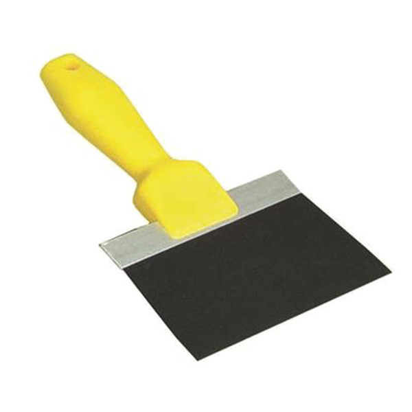 WAL-BOARD TOOL Wal-Board Blue Steel Taping Knife w/ Yellow Textured Handle, 12in 
