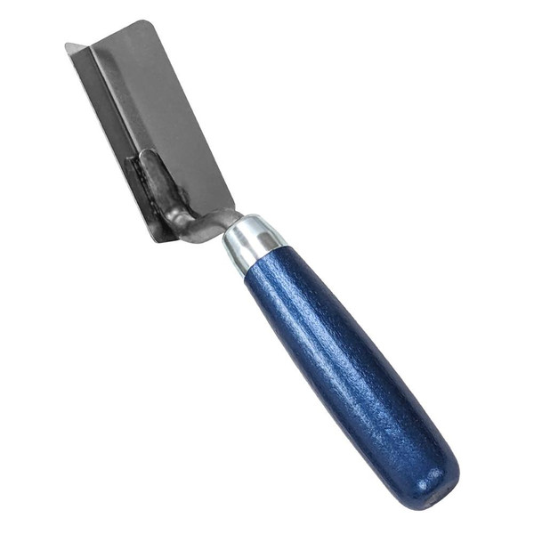 WIND-LOCK Wind-lock Stainless-Steel Inside Corner Trowel, 1in w/ Wood Handle 