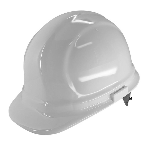 ERB SAFETY ERB Safety Omega II Cap Hard Hat, 6-Point Slide-Lock Suspension, White 