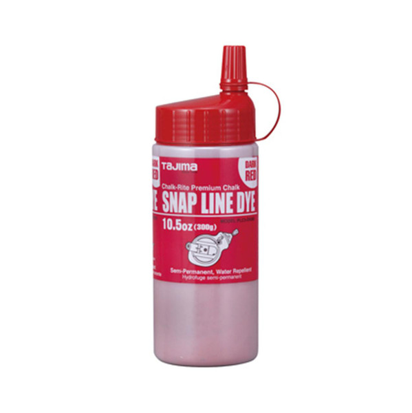 TAJIMA TOOL Tajima Snap-Line Dye, Red, 10.5oz 
