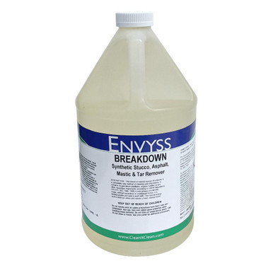 Breakdown Cleaner Label ENVYSS Bulk Stucco Breakdown Cleaner, 1 Gallon Bottle - Wind-lock