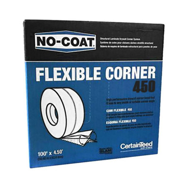 NO-COAT UltraFlex 450 Corner Tape, 4-1/2in x 100ft - Wind-lock