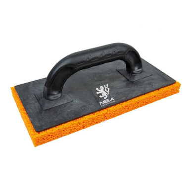 Nela Rubber Sponge Float, Red-Orange Rough, 5-1/2in x 11in x 3/4in