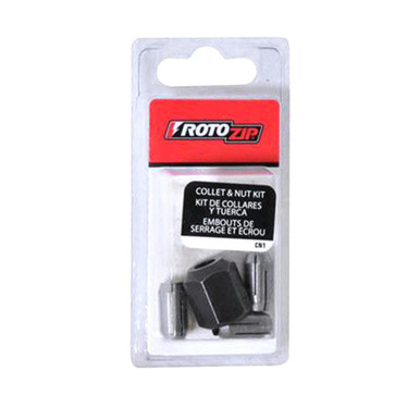 Bosch Rotozip CN1 Collet & Nut Kit - Wind-lock