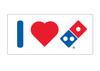 I Heart Domino's Bumper Sticker