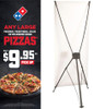 Any Large Pizza $9.95 X-Banner