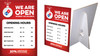 X'Mas Opening Hours Counter Cards