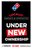 Under New Ownership (Locally Owned) A-Frame Insert