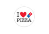 I Heart Pizza Bumper Sticker