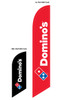 Red Domino's XL Feather Flag