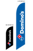 Blue Domino's XL Feather Flag