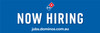 Now Hiring (Blue) Banner