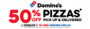 50% Off Pizzas Banner