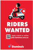 Riders Wanted Red A-Frame Insert