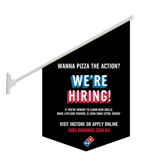 We're Hiring Shopfront Flags We're Hiring Shopfront Flags