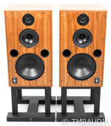 Harbeth 40.2 40th Anniversary Floorstanding Speakers; Walnut Pair w/ Stands