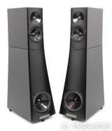 YG Acoustics Hailey 1.2 Floorstanding Speakers; Black Aluminum Pair