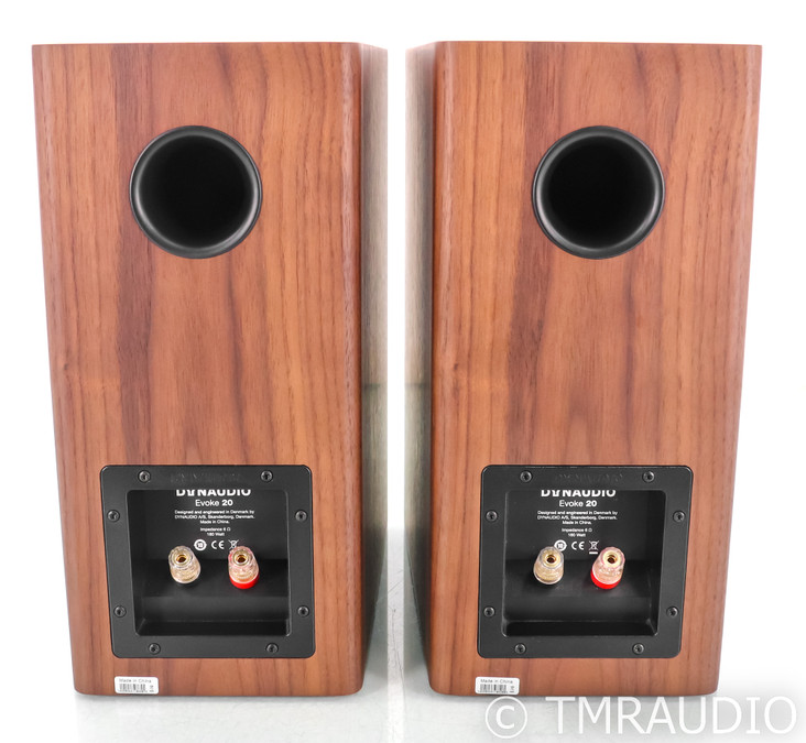 Dynaudio Evoke 20 Bookshelf Speakers; Walnut Pair
