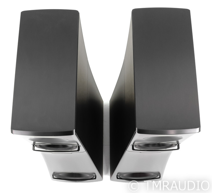YG Acoustics Hailey 1.2 Floorstanding Speakers; Black Aluminum Pair