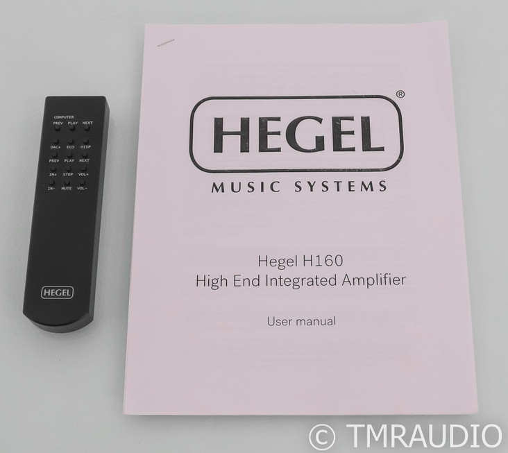 Hegel H160 Stereo Integrated Amplifier; H-160; DAC; Remote