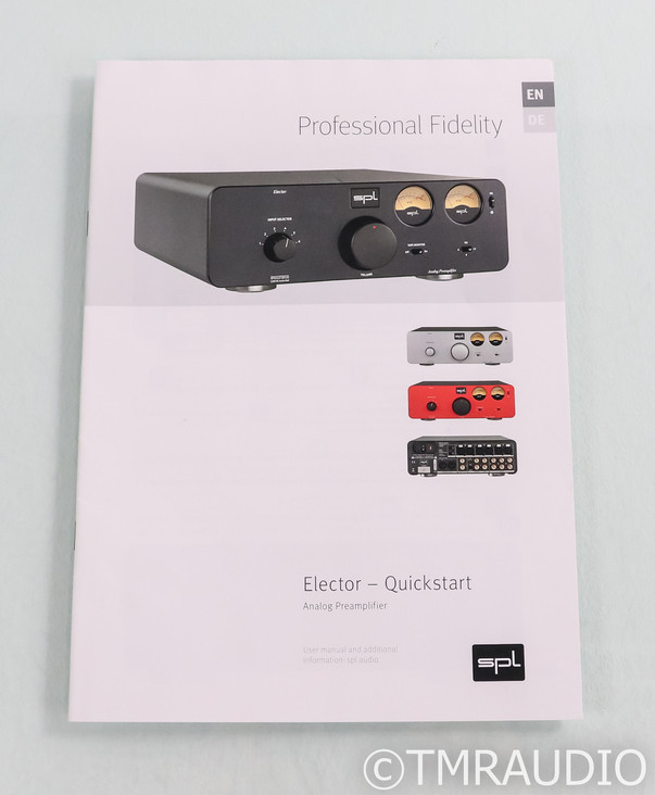 SPL Elector Stereo Analog Preamplifier; Red