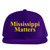 Mississippi Matters - Yellow (Purple Baseball Cap)