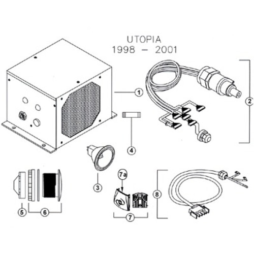 Complete Caldera Fiber Optics Light System - Utopia Ser