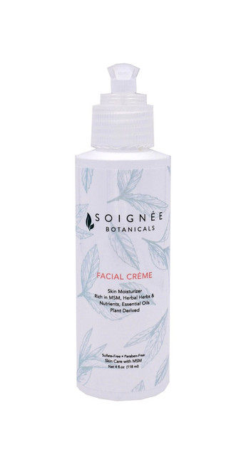 Botanical Facial Cream with MSM, 4 oz by Soignee