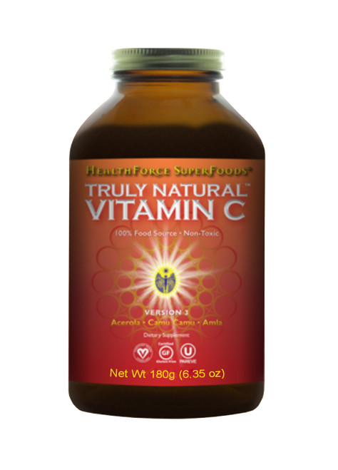 Truly Natural Vitamin C, 6.35 oz (180 g) powder - HealthForce